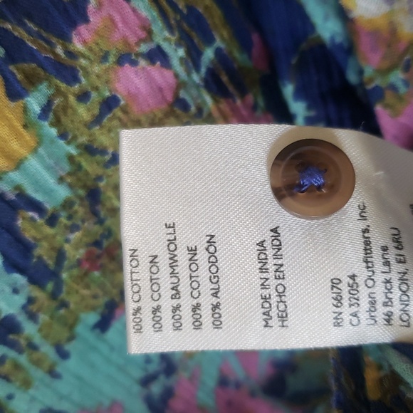 Pilcro Multicolor Oversized 3/4 Sleeves Blouse Size XS - Picture 6 of 6